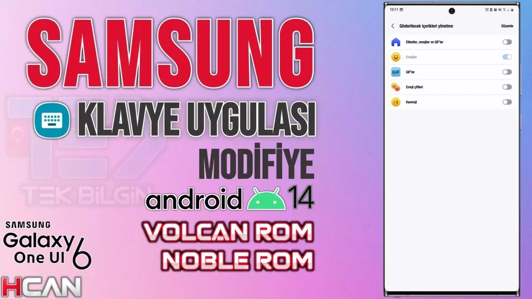 Samsung Klavye Deneyiminizi Yükseltin: Android 13+ Cihazlar İçin Gelen Heyecan Verici Yenilikler