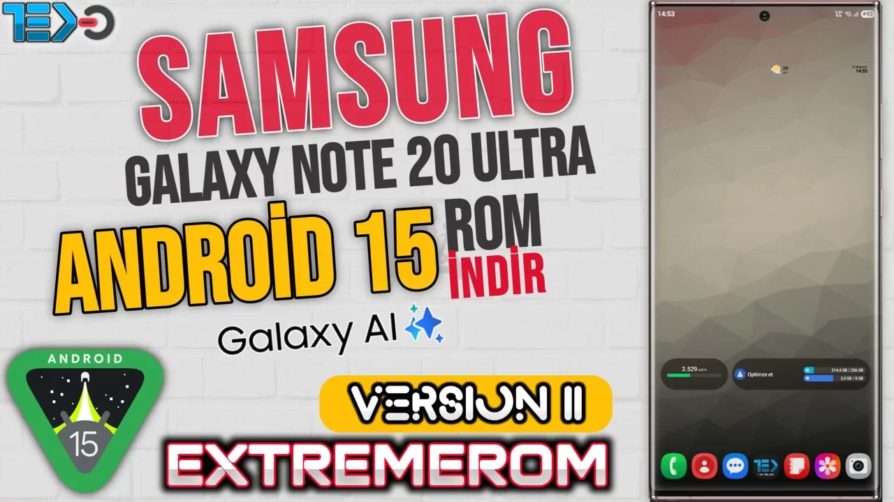 Efsane Geri Dönüyor: Galaxy Note 20 Ultra'nıza Android 15 Gücü Katın!