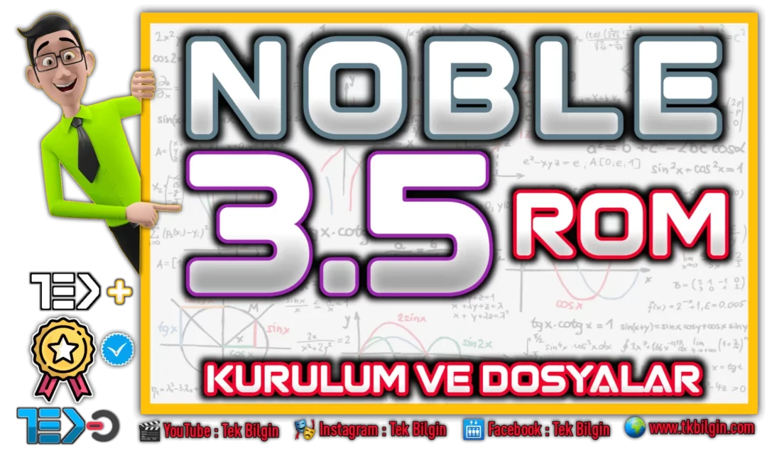 Efsane Cihazlarınıza Yeni Bir Hayat: Noble 3.5 SCILLA ile Galaxy S9 ve Note 9'da Android 13 Deneyimi