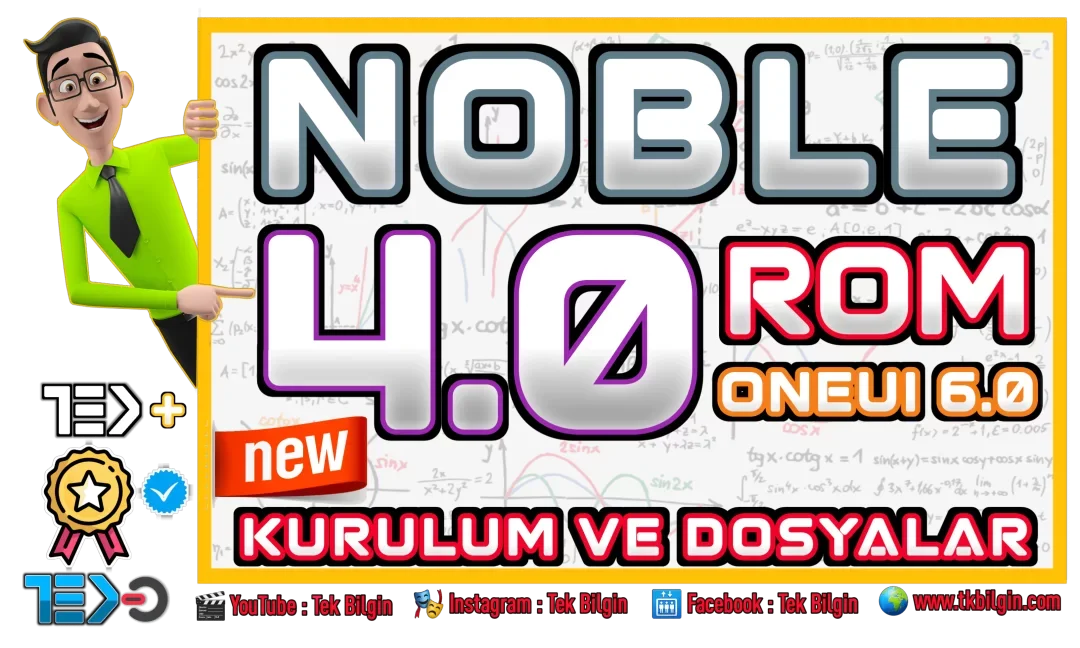 Efsanevi Galaxy S9 ve Note 9’a Yeni Bir Soluk: Noble 4.0 CALABRIA II ile Android 14 Gücü!
