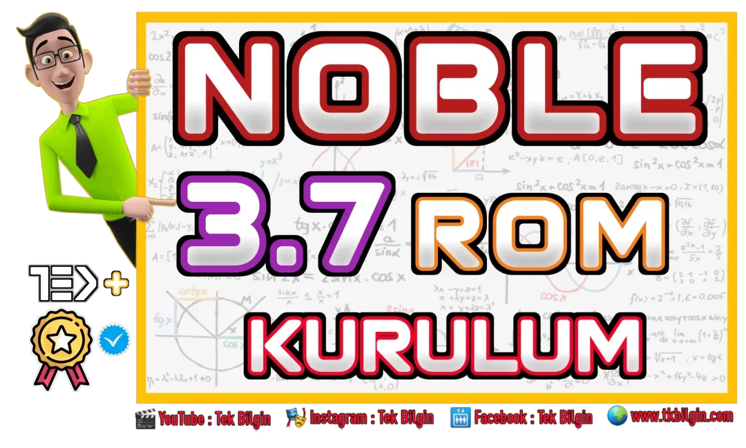Samsung Galaxy S9, S9+ ve Note 9'unuza Android 13 Gücü: Noble 3.7 CALABRIA ile Yepyeni Bir Deneyim!