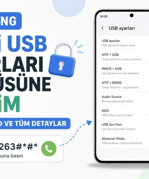 Samsung Telefonunuzda Gizli USB Ayarlarını Keşfedin: Gelişmiş Bağlantı Kontrollerine Tam Erişim!