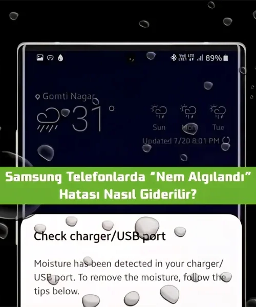Samsung Telefonunuzda ‘Nem Algılandı’ Uyarısı: Adım Adım Sorun Giderme Rehberi