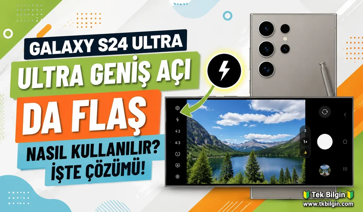 Galaxy S24 Ultra’da Ultra Geniş Açı Flaş Problemi ve Beklenmedik Çözümü